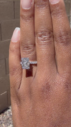 3.55 ct Rectangular Brilliant Lab-Grown Diamond