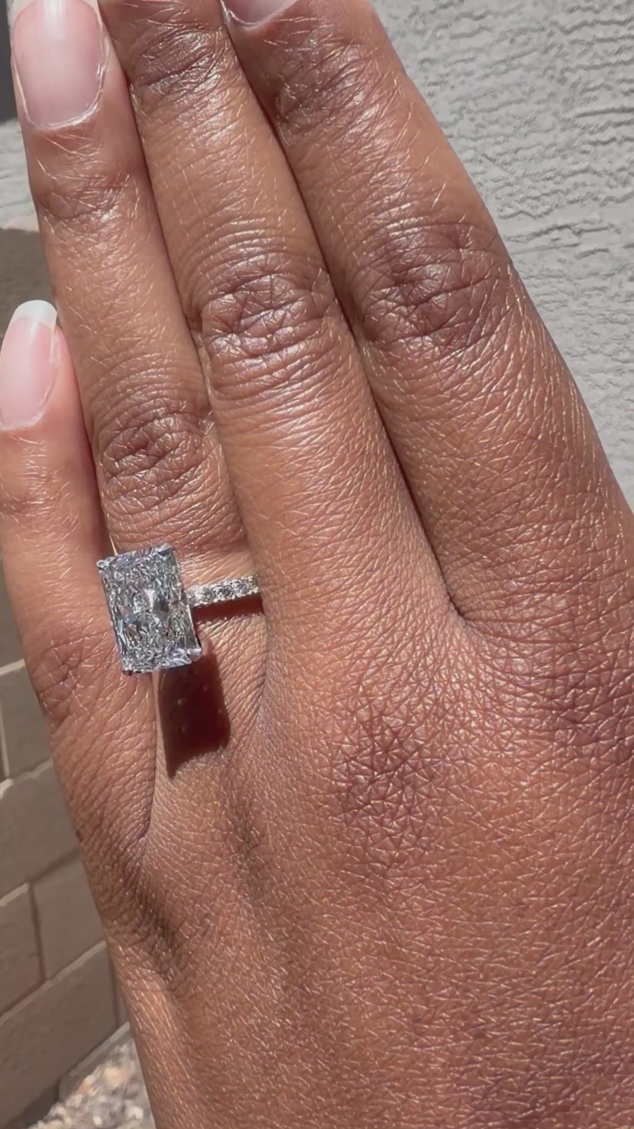 5.6 ct Rectangle Brilliant Lab-Grown Diamond