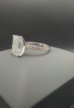 5.6 ct Rectangle Brilliant Lab-Grown Diamond