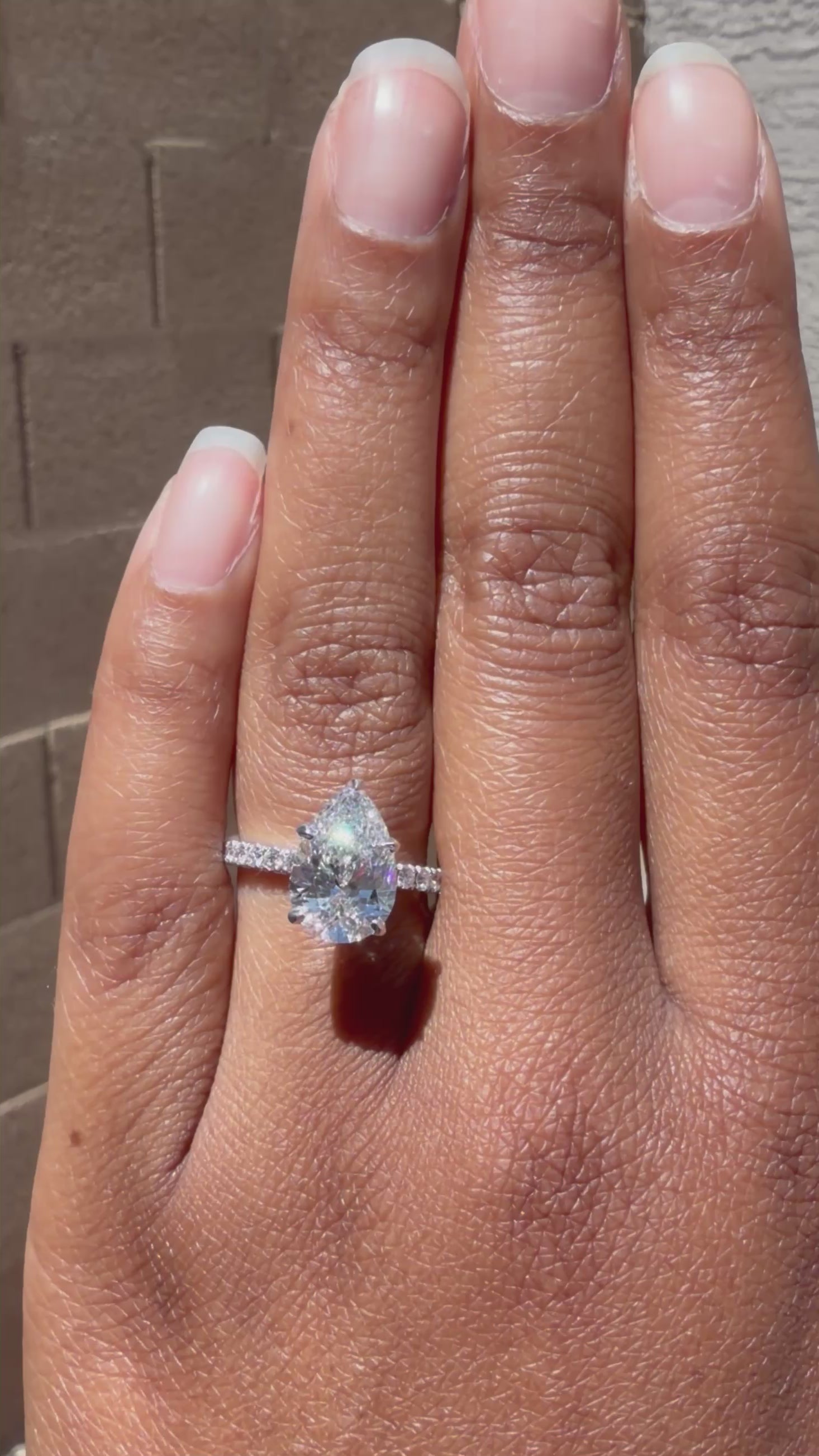 3.59 ct Pear Lab-Grown Diamond